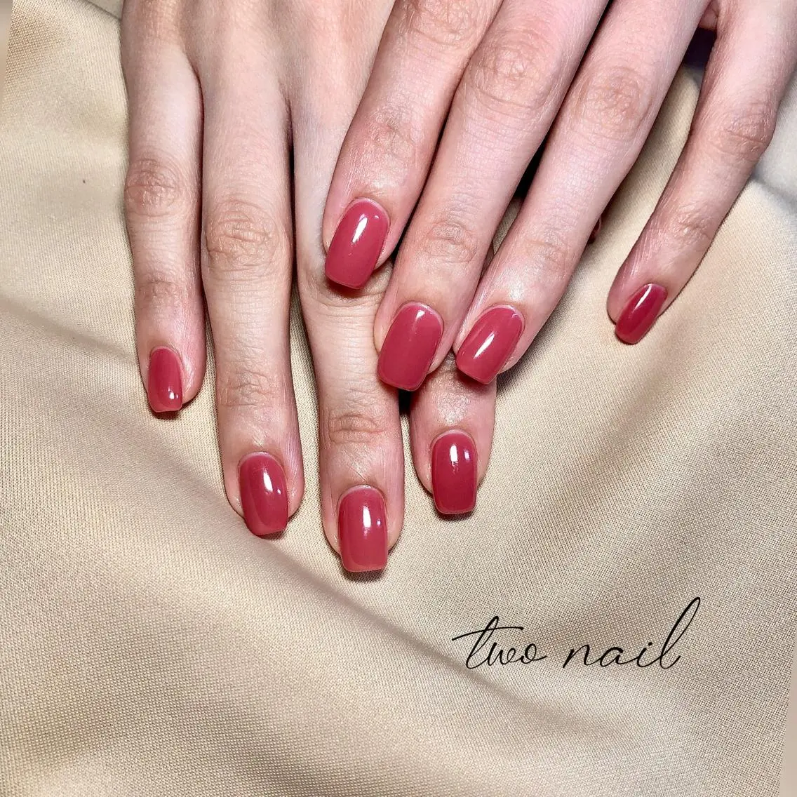 ネイル アートネイル ブラウン フットネイル ハート ニュアンスネイル ハンドネイル two nailのネイルデザイン
