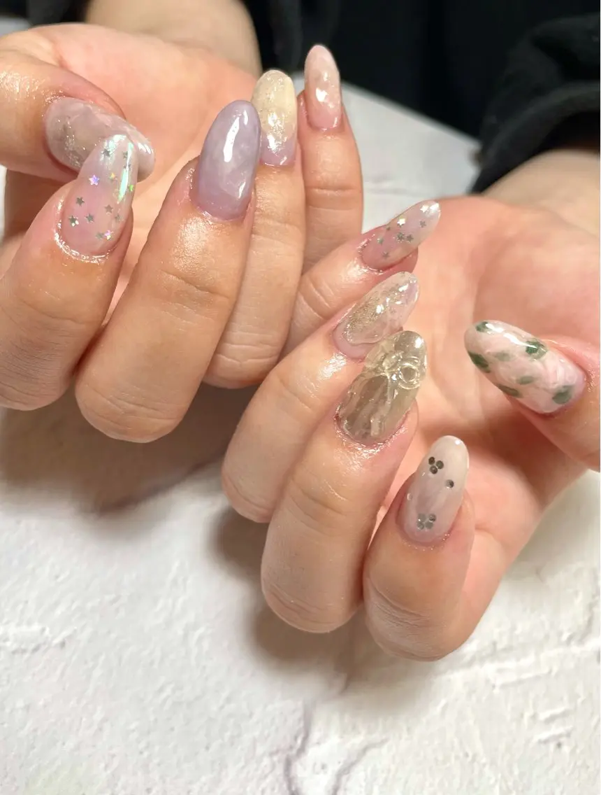 【30代前半までの方限定】ハンド（サロン指定ニュアンスデザイン）※ジェルオフ有りの方のみ※補足説明を必ずお読みくださいの写真