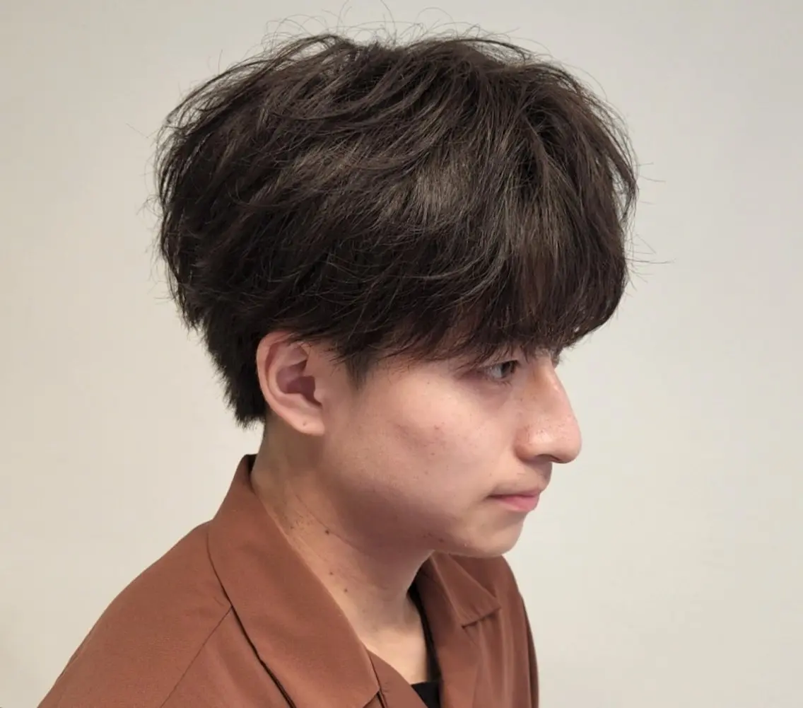ショート パーマ メンズ 【イケメン風パーマ】 SHOFYのヘアスタイル