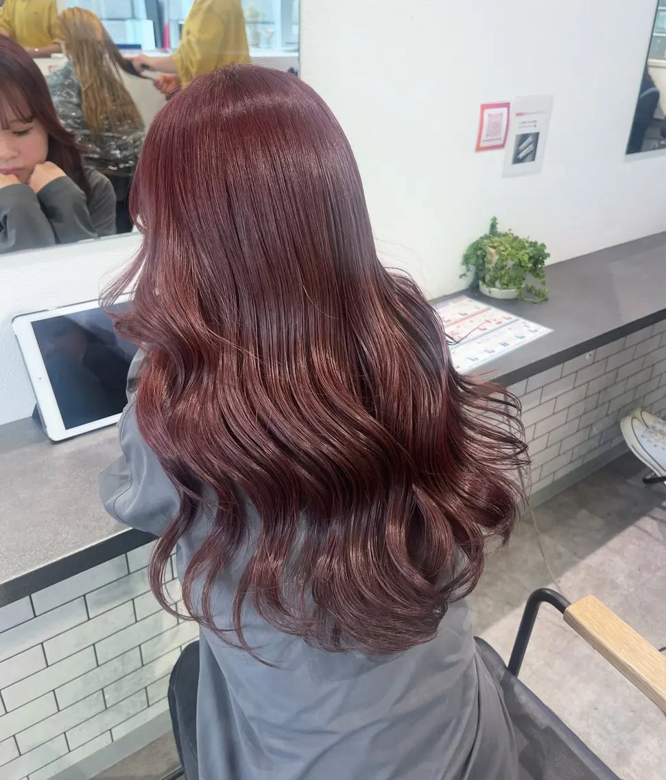 ロング ヘアカラー トリートメント Kala heir おとはのヘアスタイル
