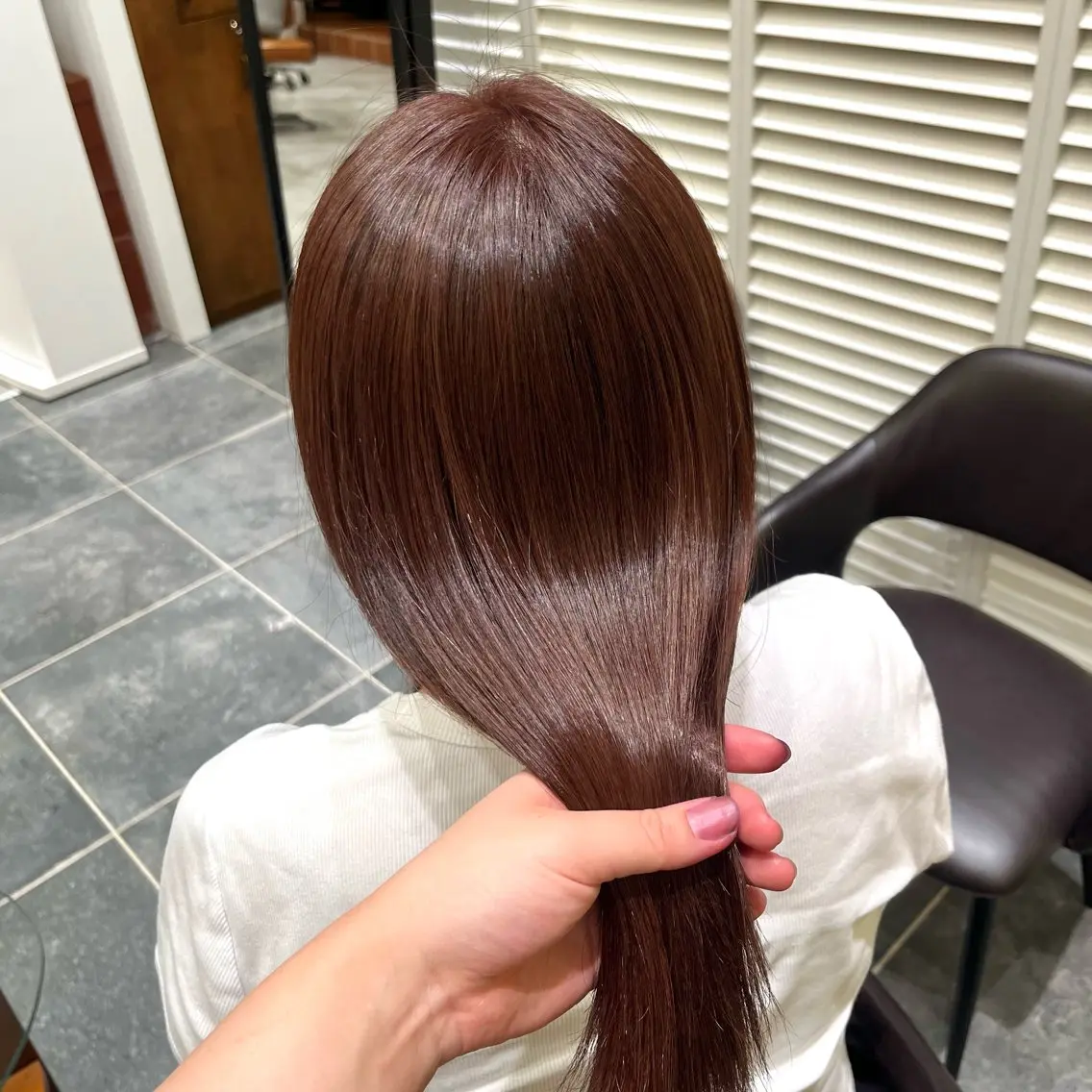 カラー ブラウンカラー ピンクカラー カット ヘアカラー トリートメント 🫧🌷seira｜ ベージュ・オリーブのヘアスタイル