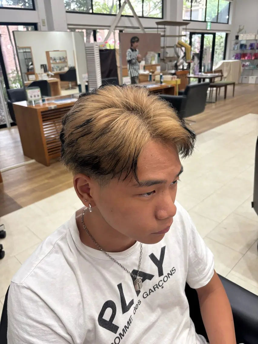 メンズ フェードカット カット 垣村 艶樹のヘアスタイル