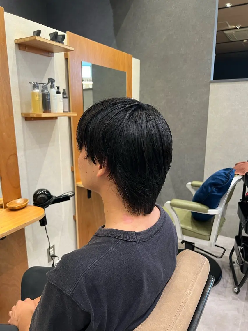 メンズ カット ナチュラルカラー√ そーた√蒲生四丁目のヘアスタイル