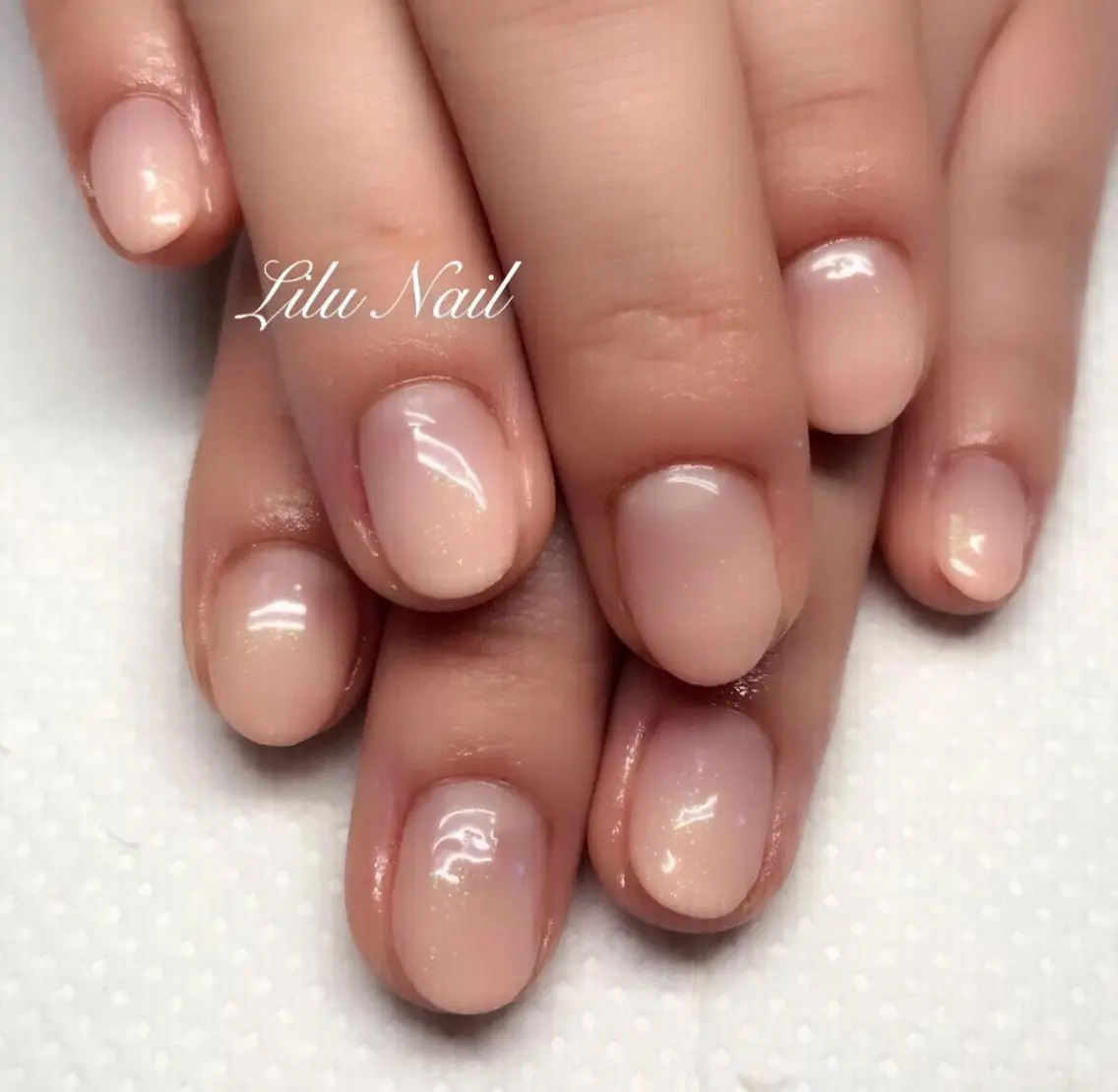 ネイル グラデーション ラメ(グリッター) ラメグラデーション モチの良さ◉ フィルインネイル♡のネイルデザイン