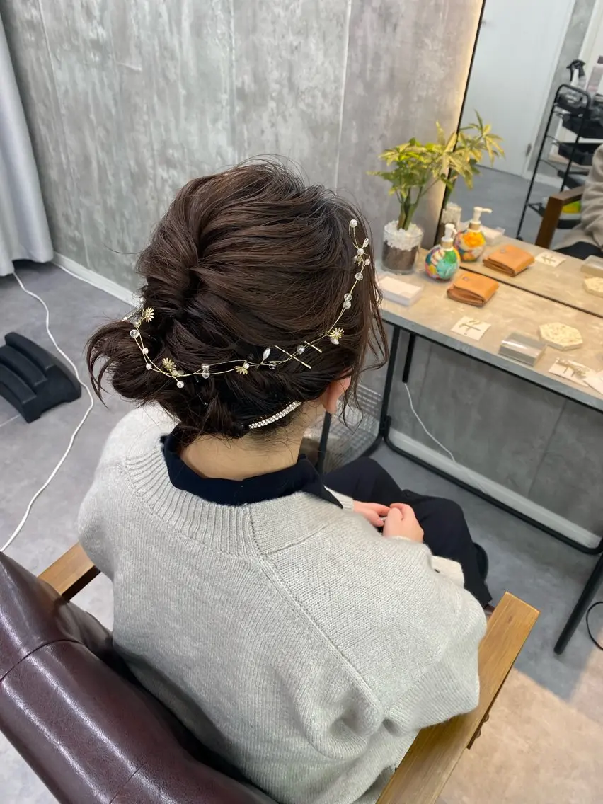 ヘアアレンジ 1席のみの 美容室IKKIのヘアスタイル