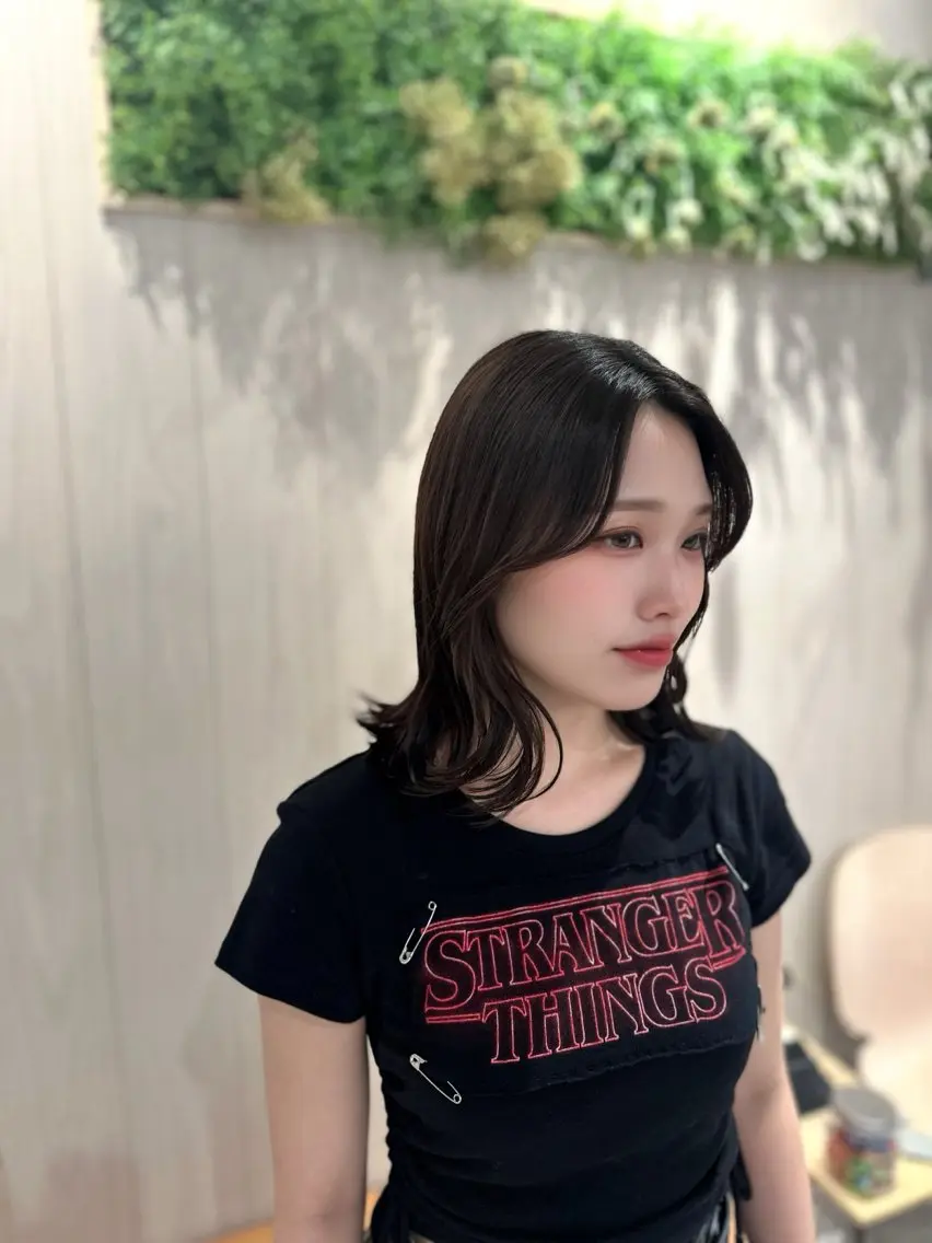 ミディアム 🖤KURUMI🖤 潤艶・髪質改善のヘアスタイル