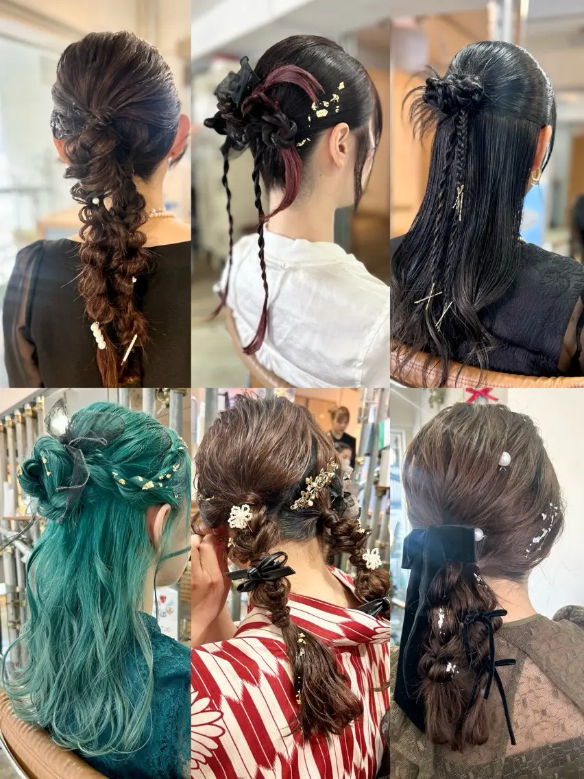 ミディアム ヘアセット 🤎指名No.1原宿 表参道coii日向花のヘアスタイル
