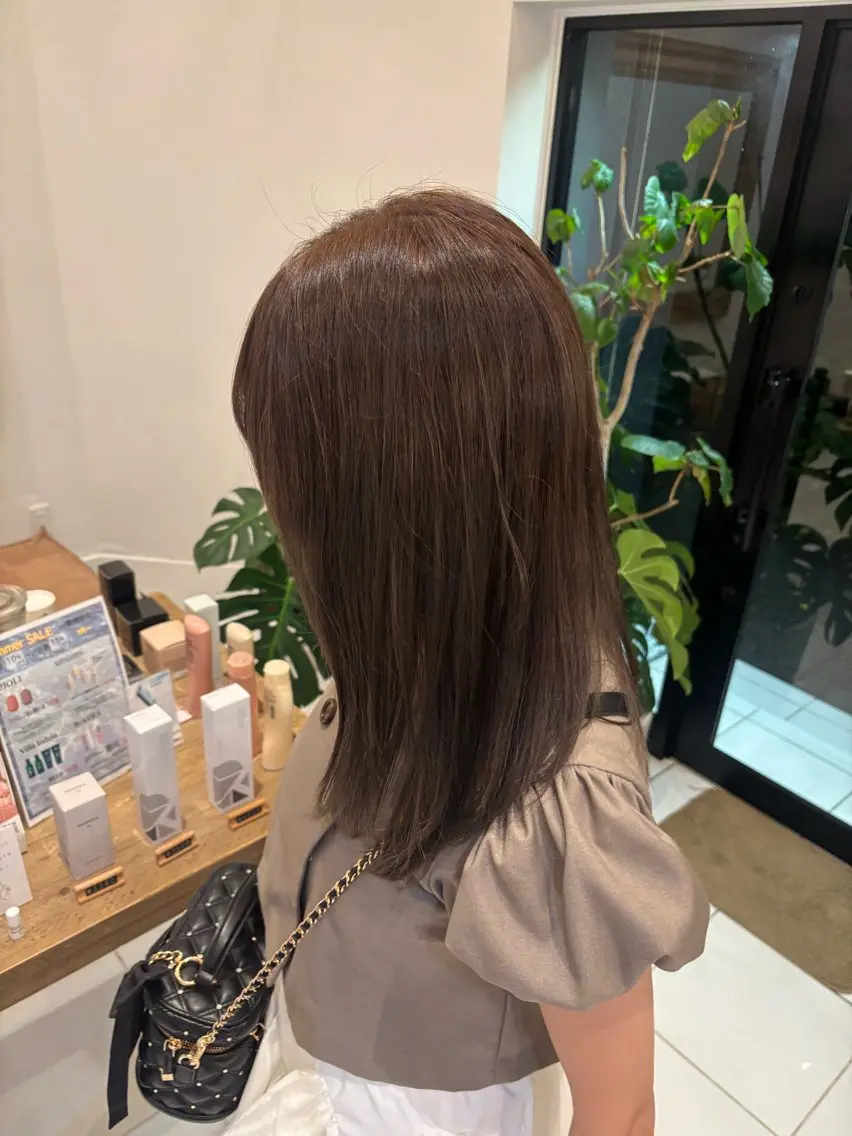 セミロング カラー ゆめか 🎀のヘアスタイル