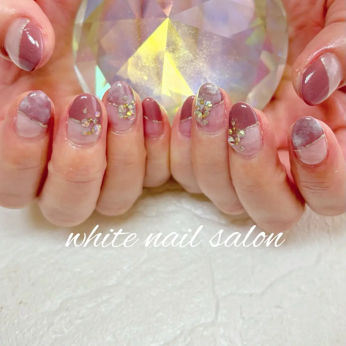 ネイル フットネイル ハンドネイル white nail salonのネイルデザイン
