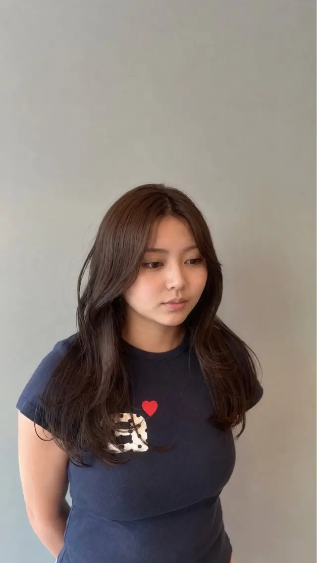 ロング レイヤーカット 颯人⁑艶カラー/ 透明感カラーのヘアスタイル