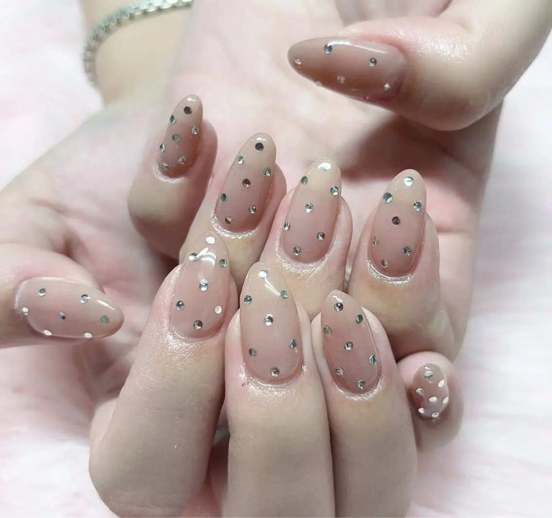 ネイル ハンドネイル MoonNail ユリ🌸のネイルデザイン
