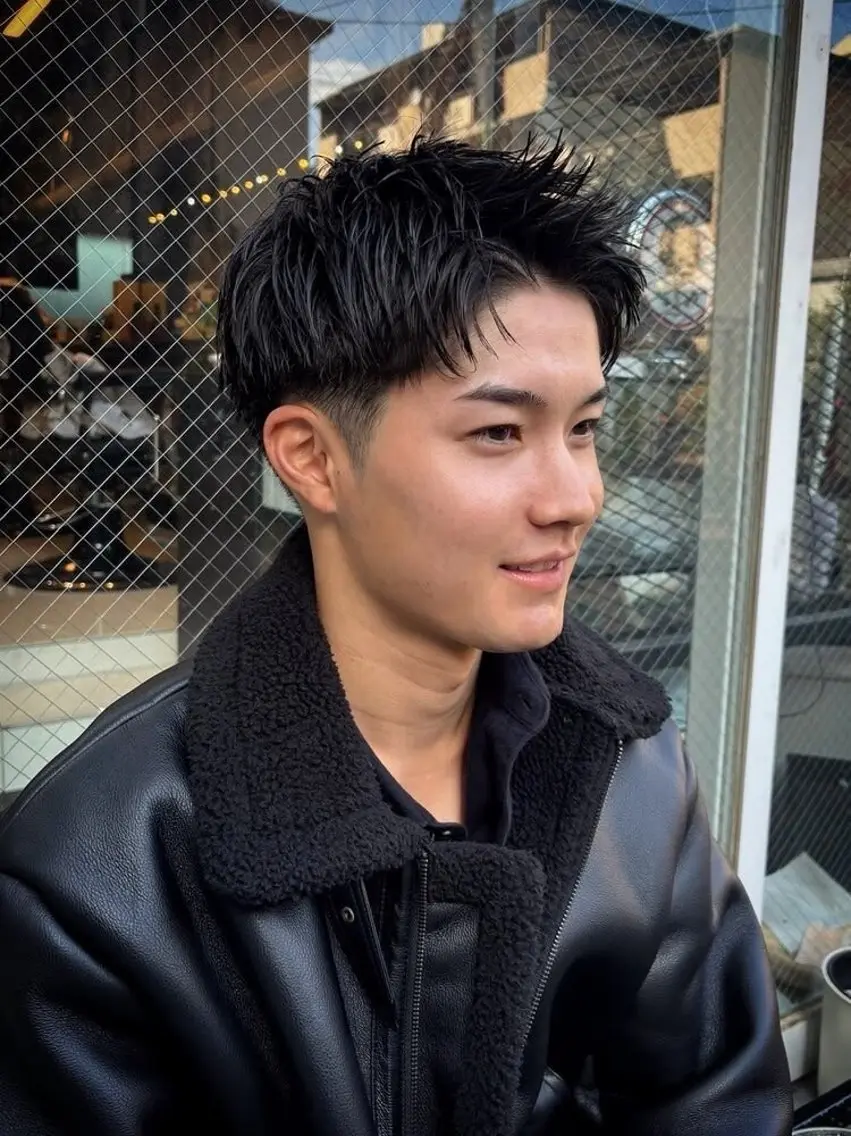 ショート パーマ メンズ 伊藤 蒼彩のヘアスタイル