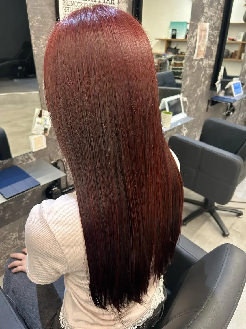 ロング ヘアカラー Agu/ㅤ⠀ ななみんのヘアスタイル