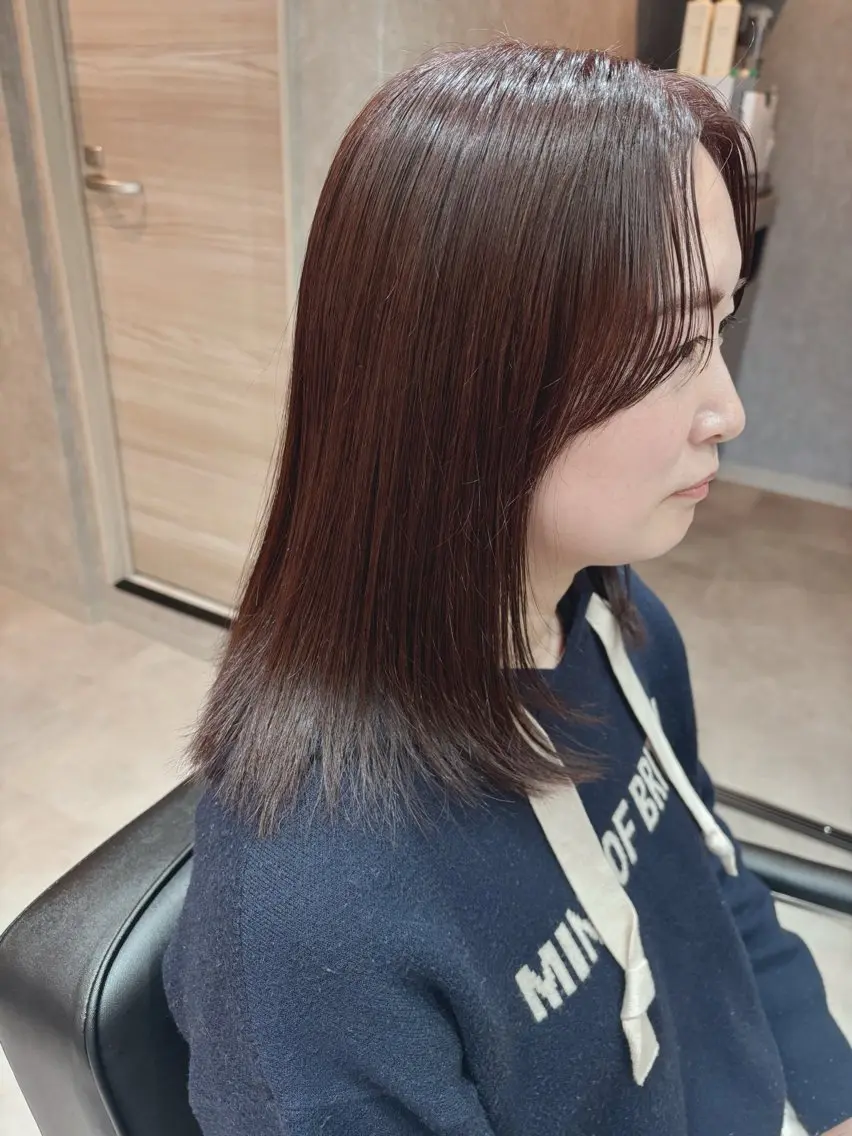 カット+カラー(肩下+1100円)の写真