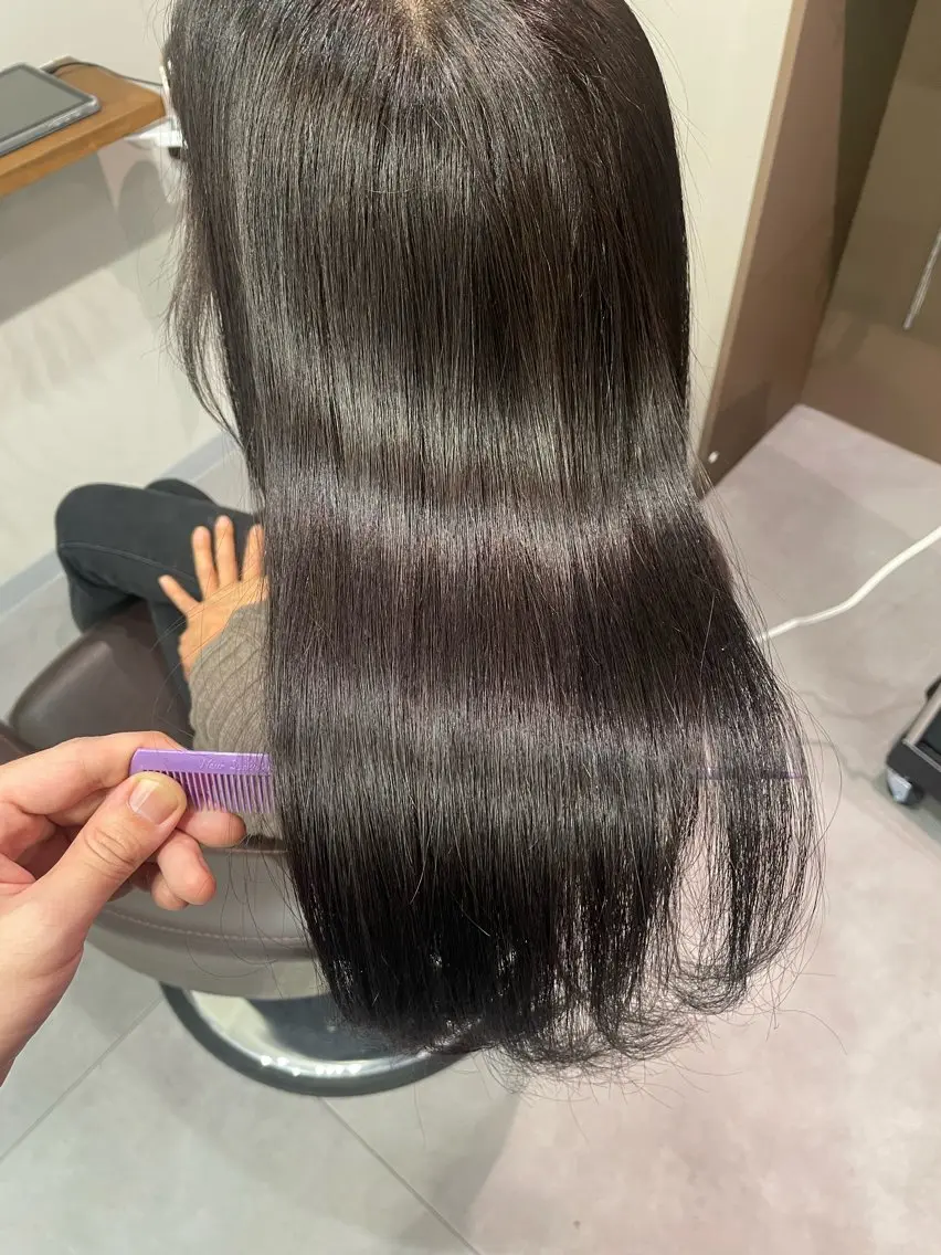 【髪質改善】カット+髪質改善ネオメテオストレート＋メテオTRの写真