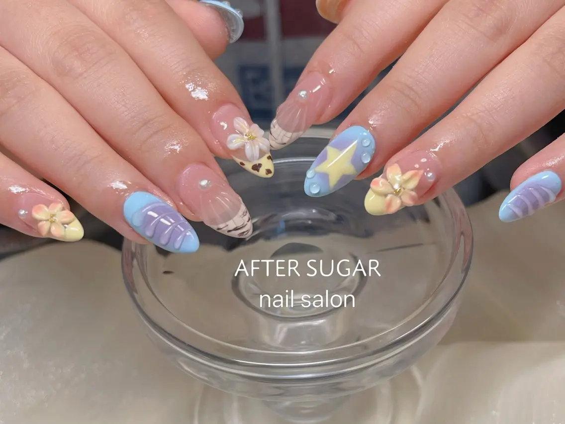 ネイル ハンドネイル AfterSugar NailSlonのネイルデザイン