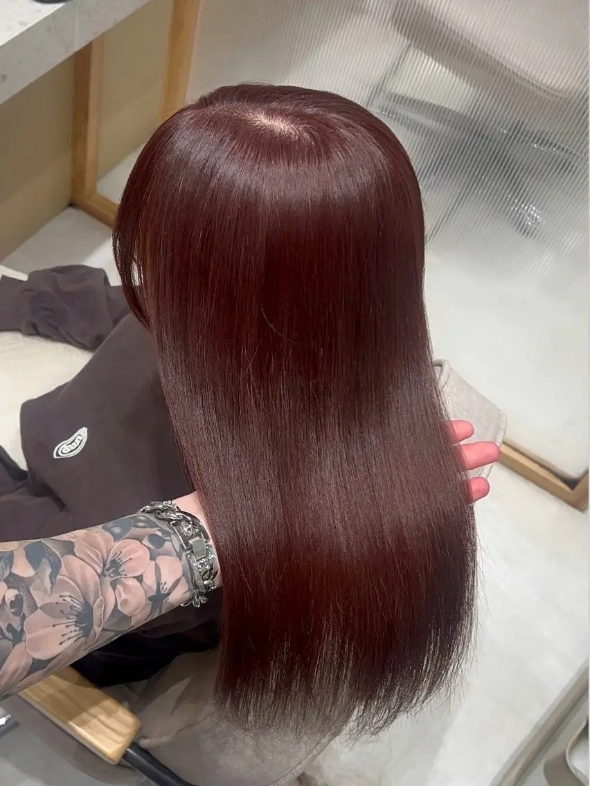 セミロング ピンクブラウン ピンクラベンダー 髪質改善 トリートメント カット ヘアカラー トリートメント 💎髪質改善/艶髪 💎mizuki💎のヘアスタイル
