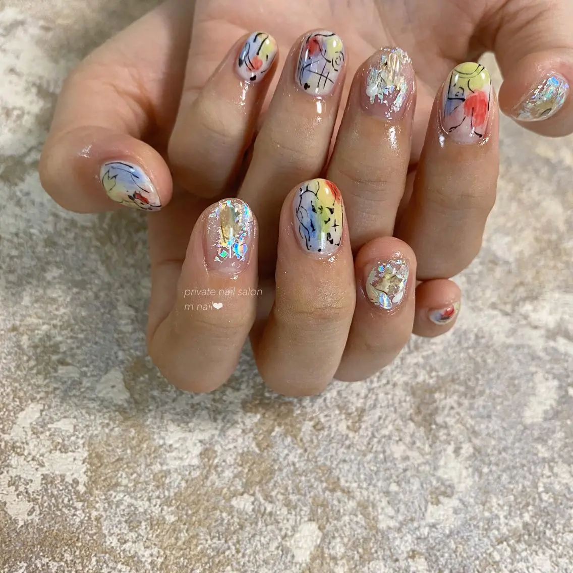 ネイル ハンドネイル 小河原 舞のネイルデザイン