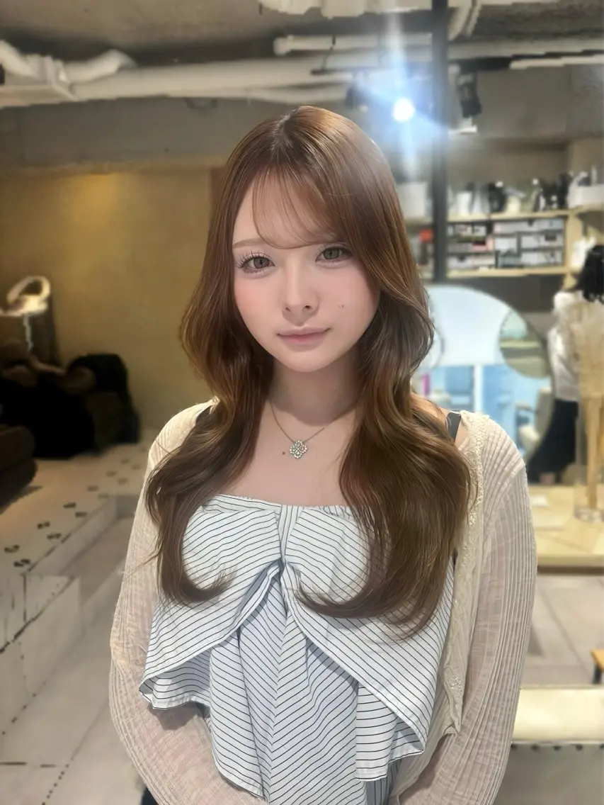 ロング トリートメント 清水 勝斗のヘアスタイル