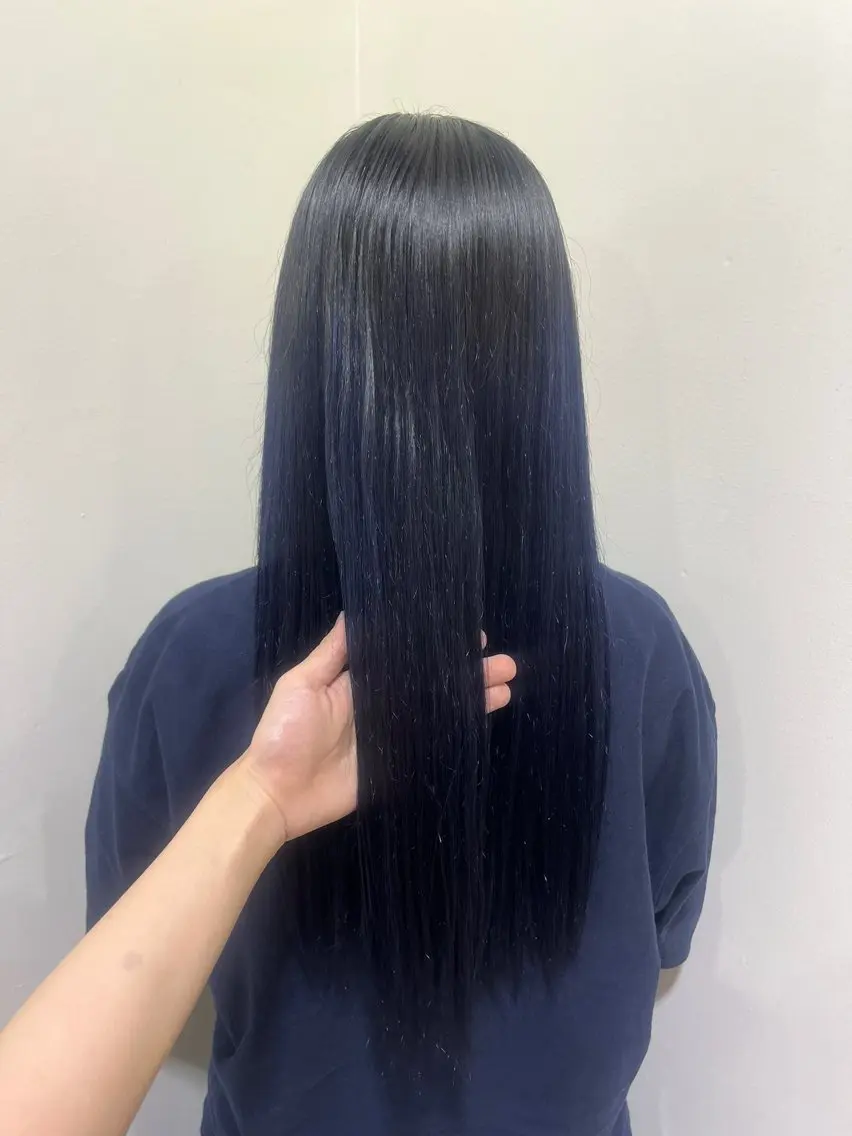 セミロング カラー 艶カラー/アレンジ 🎀 菅野 彩音のヘアスタイル