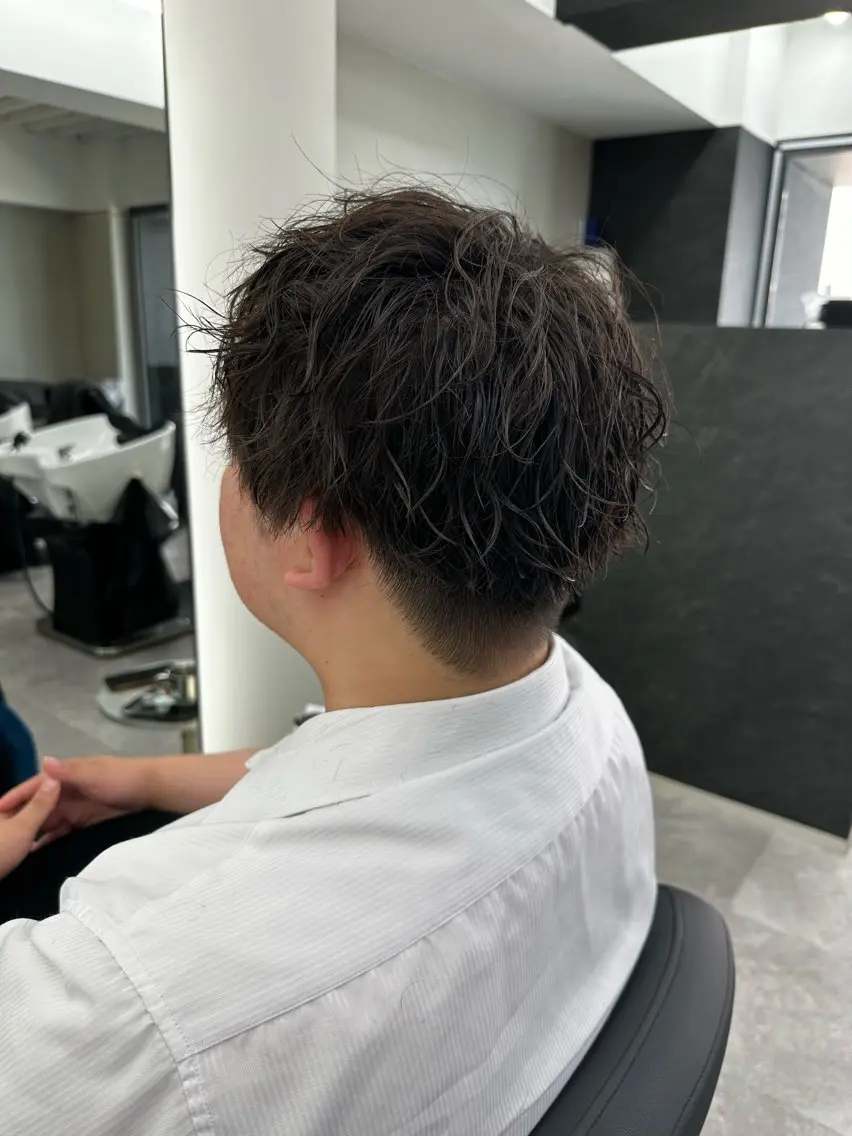 パーマ メンズ メンズパーマ ニュアンスパーマ カット パーマ 【メンズ特化美容師】 Toma🎯のヘアスタイル