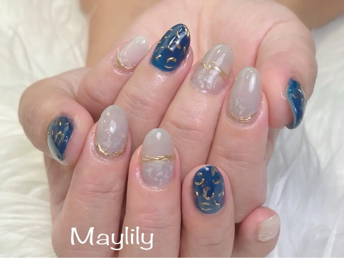 ネイル アニマル柄 ハンドネイル Nail salon Maylilyのネイルデザイン