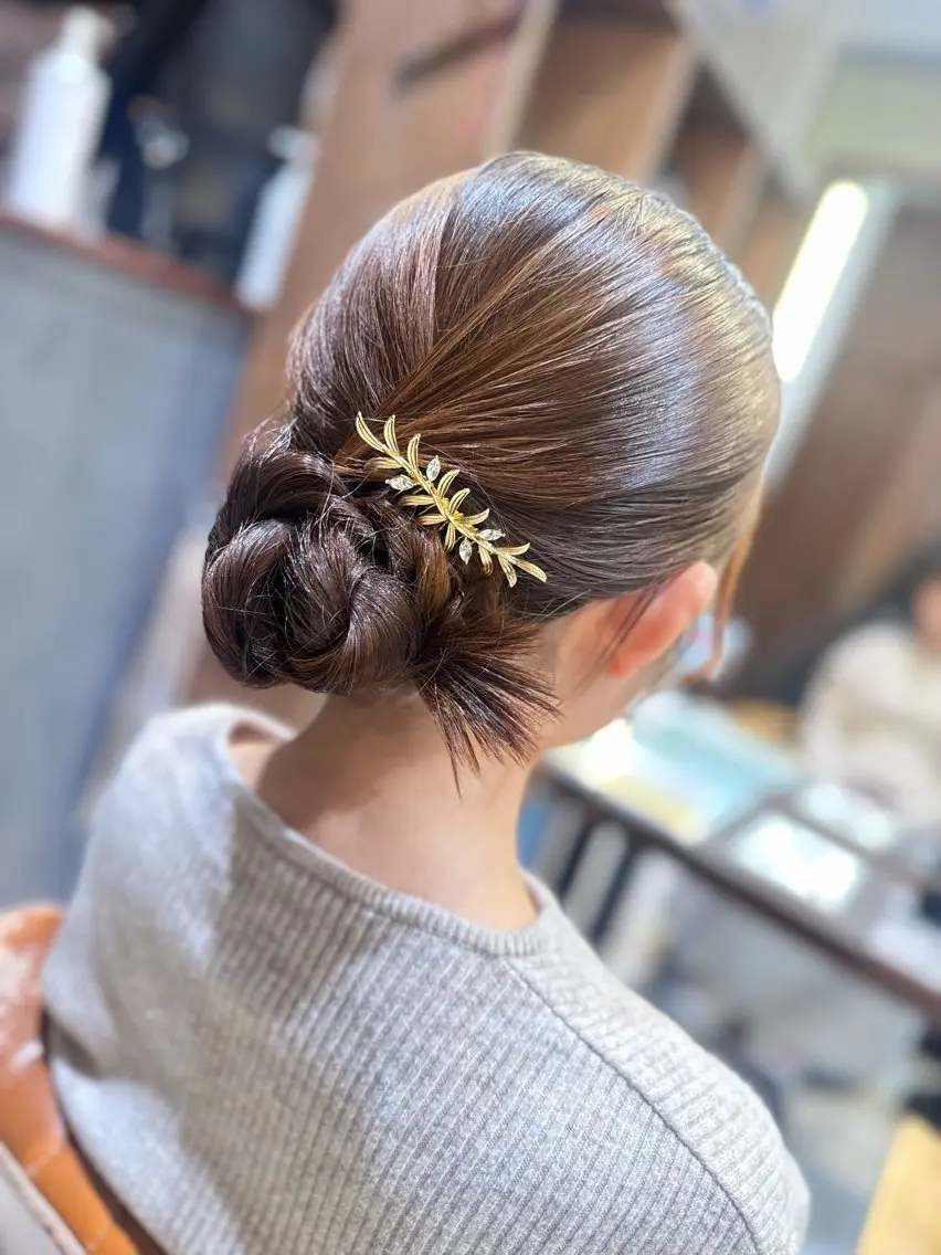 セミロング ヘアアレンジ ヘアセット アイブロウ🎀 ヘアメ🎀みくの眉毛・アイブロウイメージ