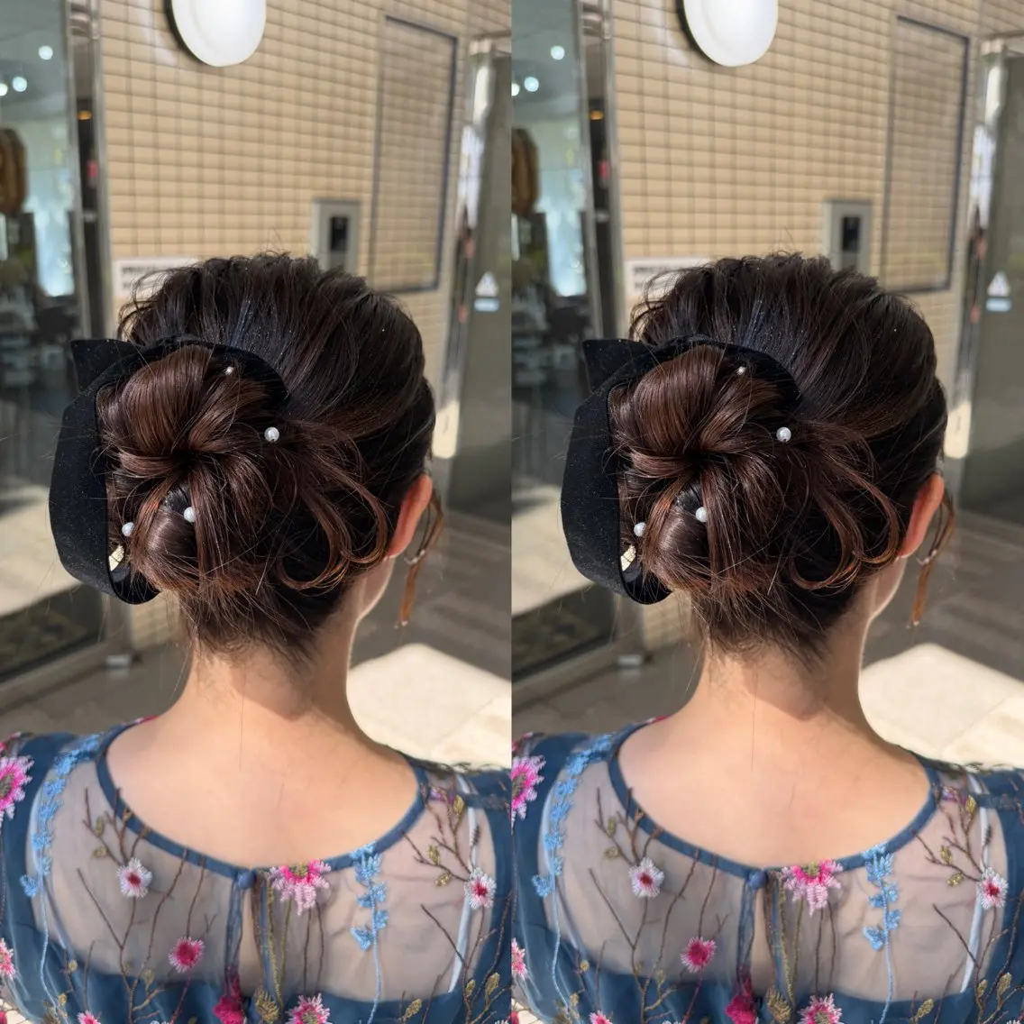 ロング ヘアアレンジ ヘアセット ハイライト/パーマ /ヘアセット/AOIのヘアスタイル