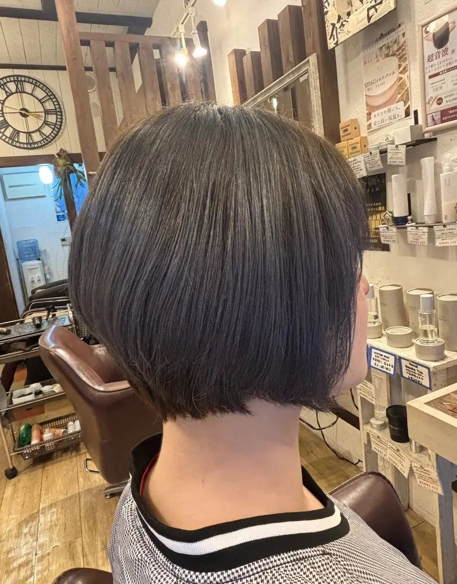 ショート ショートヘア 小顔カット 須内 星良/南台 垢抜け/ショートのヘアスタイル