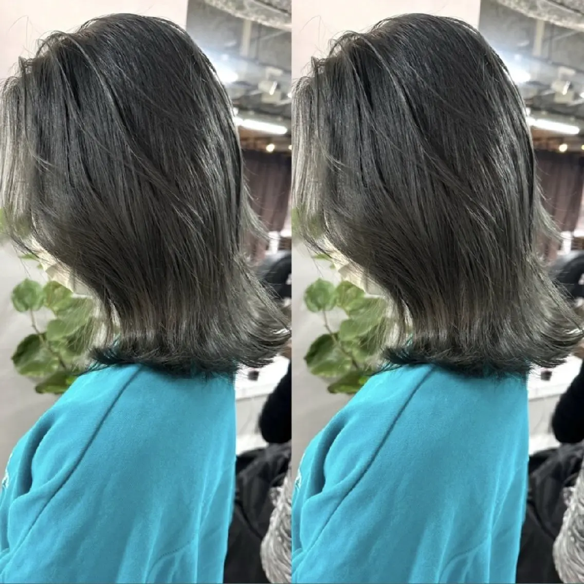 ミディアム カラー ✨弱酸性縮毛矯正✨ ✨髪質改善✨hiroのヘアスタイル