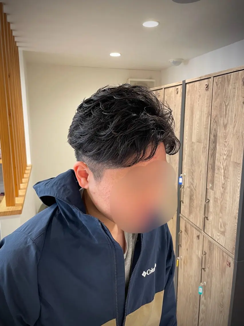 ショート パーマ メンズ カット パーマ トリートメント ヘアセット 🌟30代~50代の お客様も大歓迎/竹井のヘアスタイル
