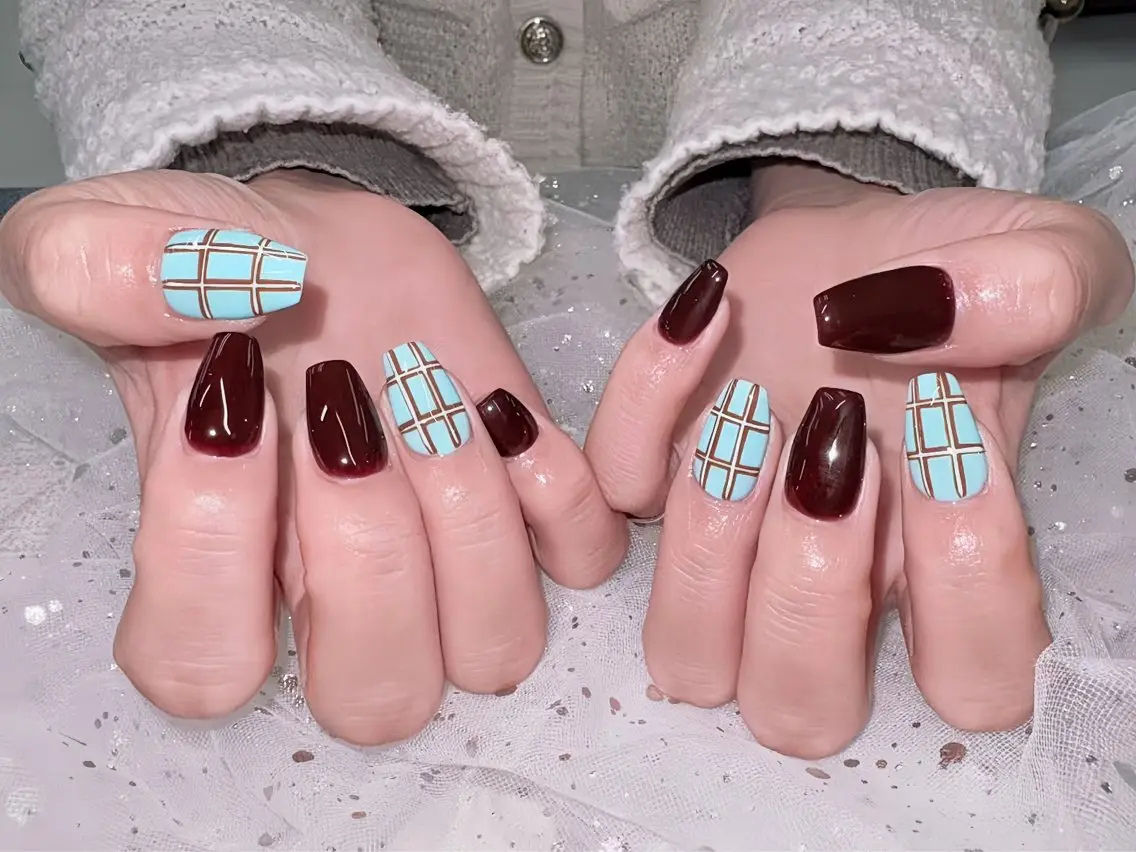 ネイル 長さ出し ジェルネイル 韓国ネイル マグネットネイル 持ち込み ハンドネイル EGAO NAIL 錦糸町店のネイルデザイン
