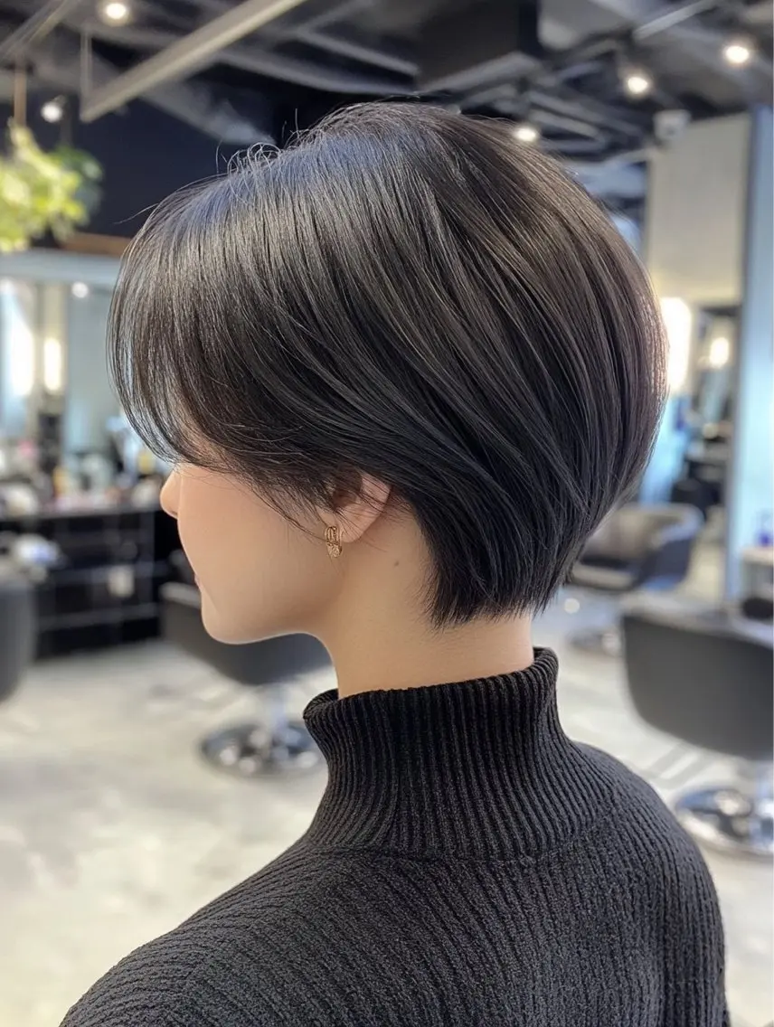 ショート カット 縮毛矯正 トリートメント 銀座ショートヘア特化 渡部 誠のヘアスタイル