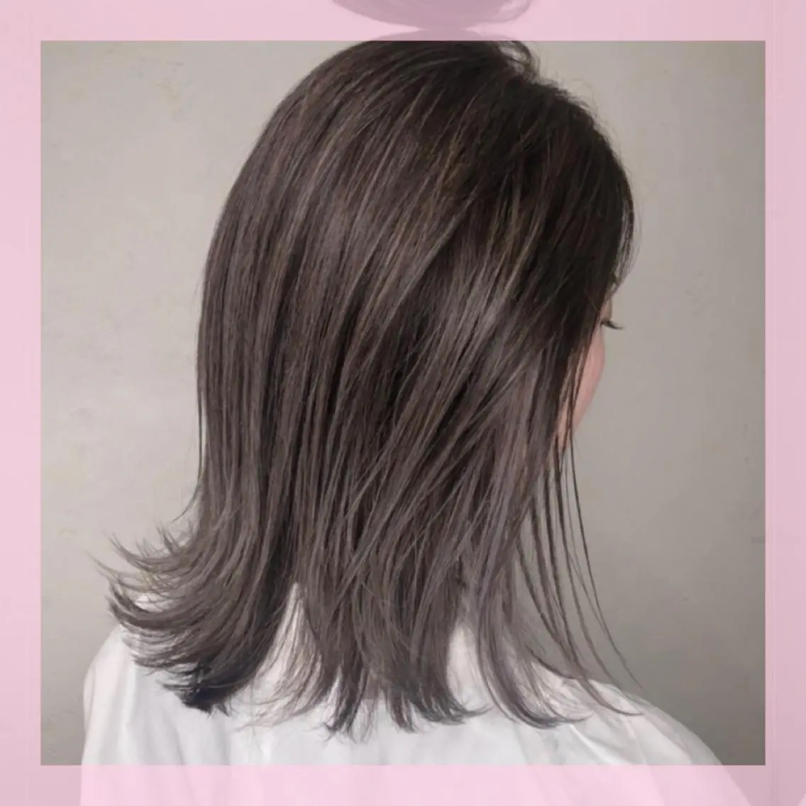 ミディアム カラー アッシュ カット ヘアカラー 🍒前川 🍒のヘアスタイル