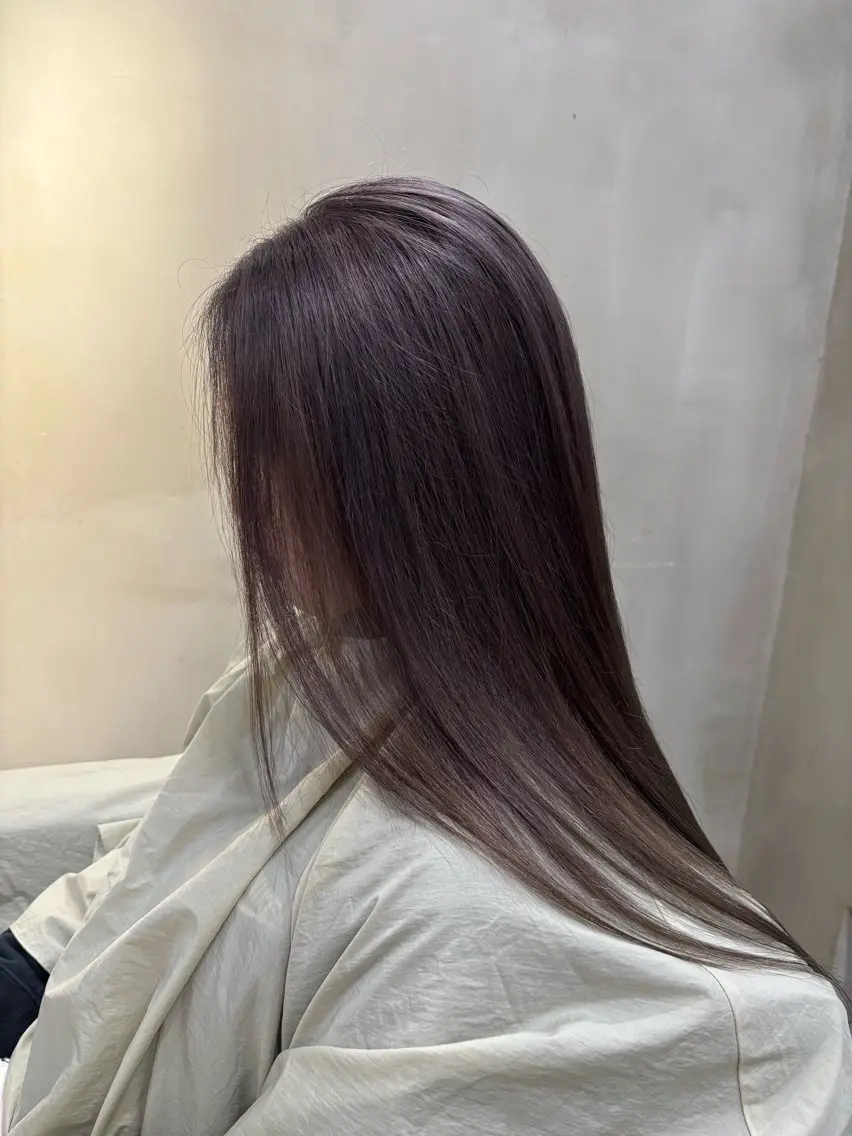 ロング カラー グレージュ ヘアカラー 中園康 /カラー/ブリーチのヘアスタイル