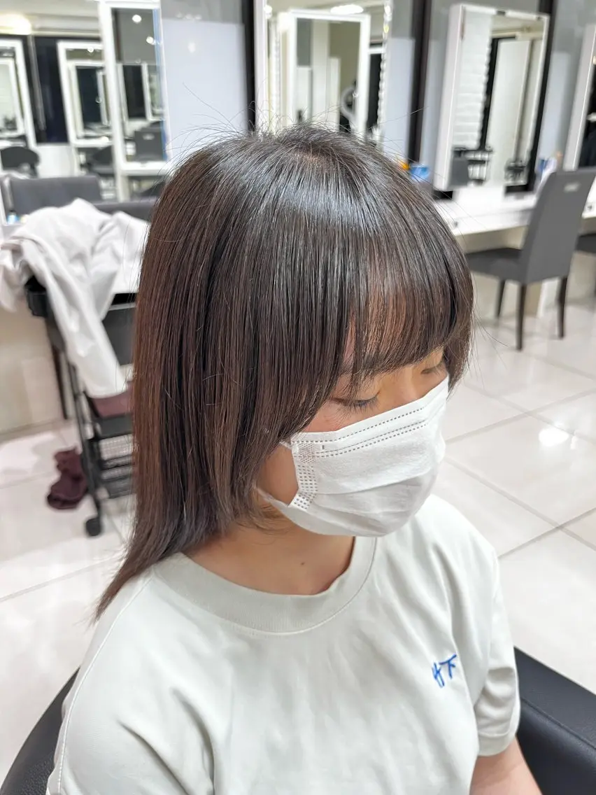 ロング 縮毛矯正指名No.1 艶カラー/SHIMAのヘアスタイル