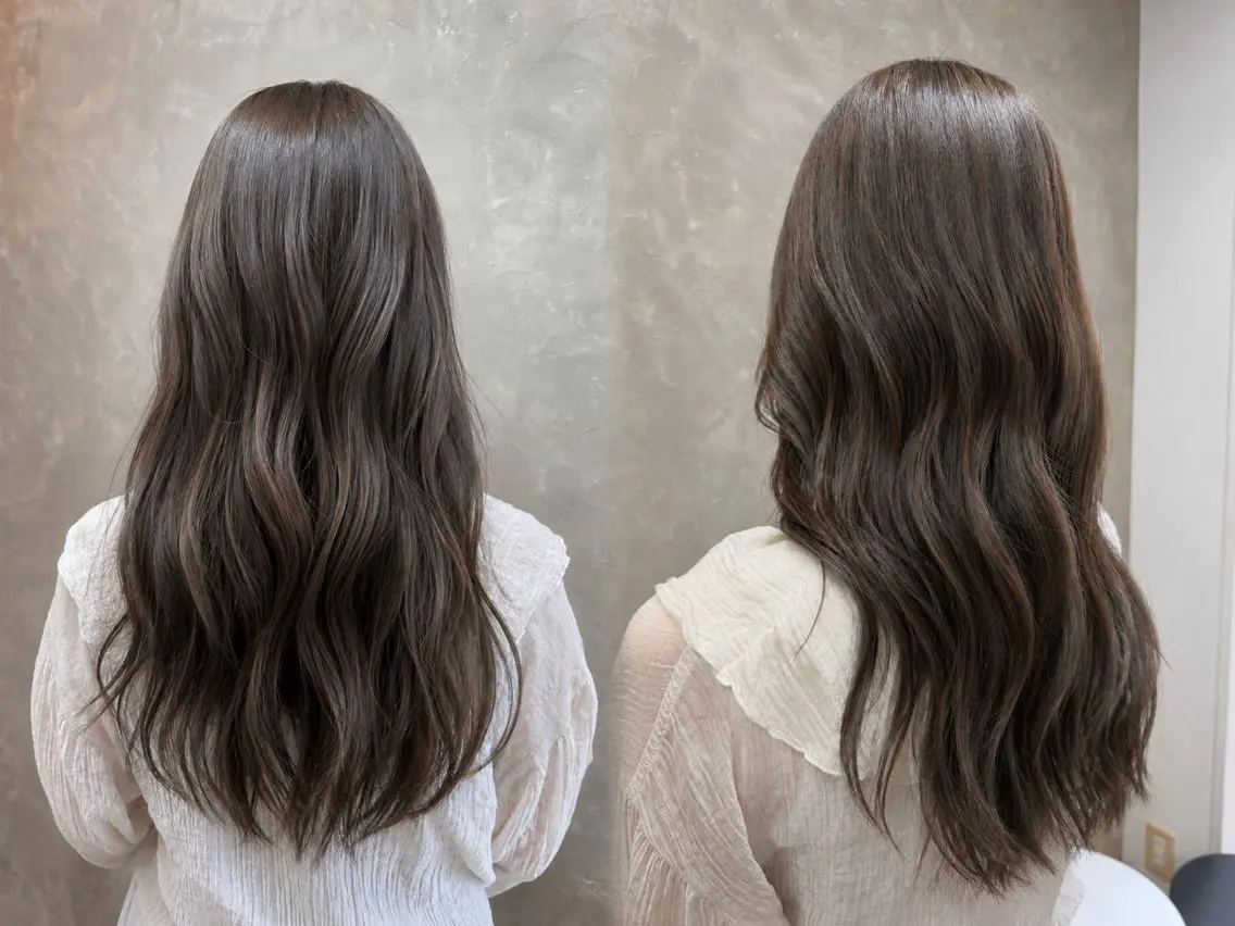 ロング カラー 柏 康孝のヘアスタイル