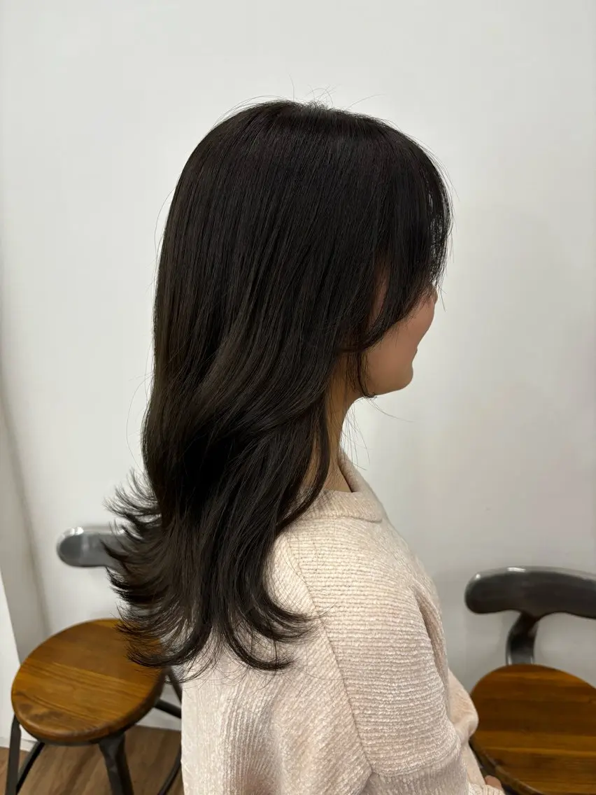 ミディアム カット ヘアカラー トリートメント HIROKO / 透明感暖色カラー🎀のヘアスタイル