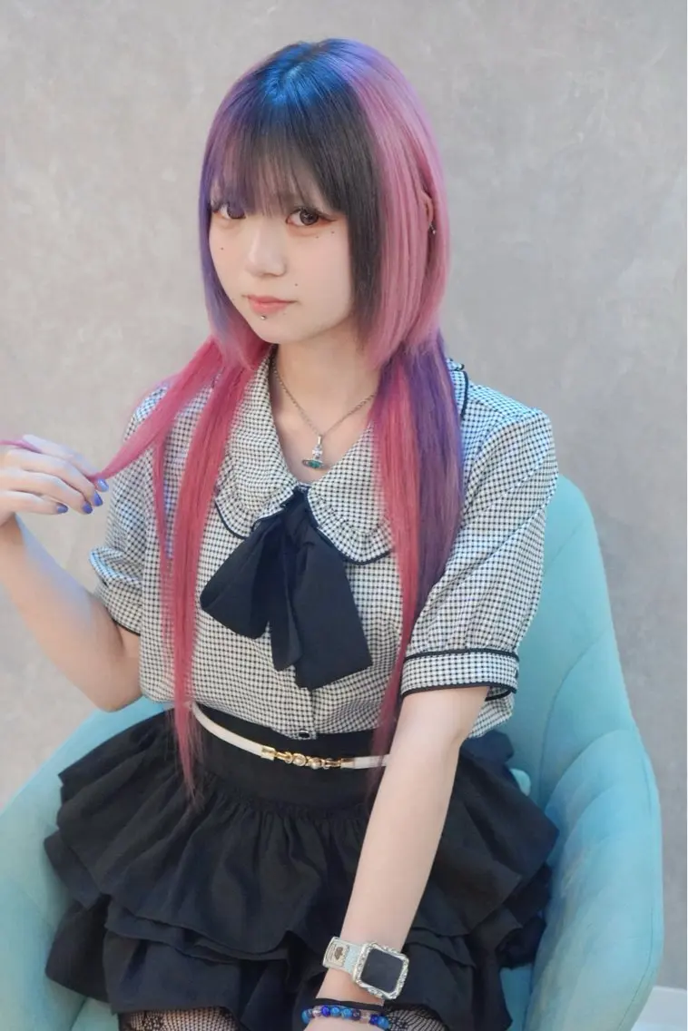 ロング カラー バレイヤージュ ブリーチ ケアブリーチ ダブルカラー イヤリングカラー ヘアカラー トリートメント ブリーチの神 KYONのその他イメージ