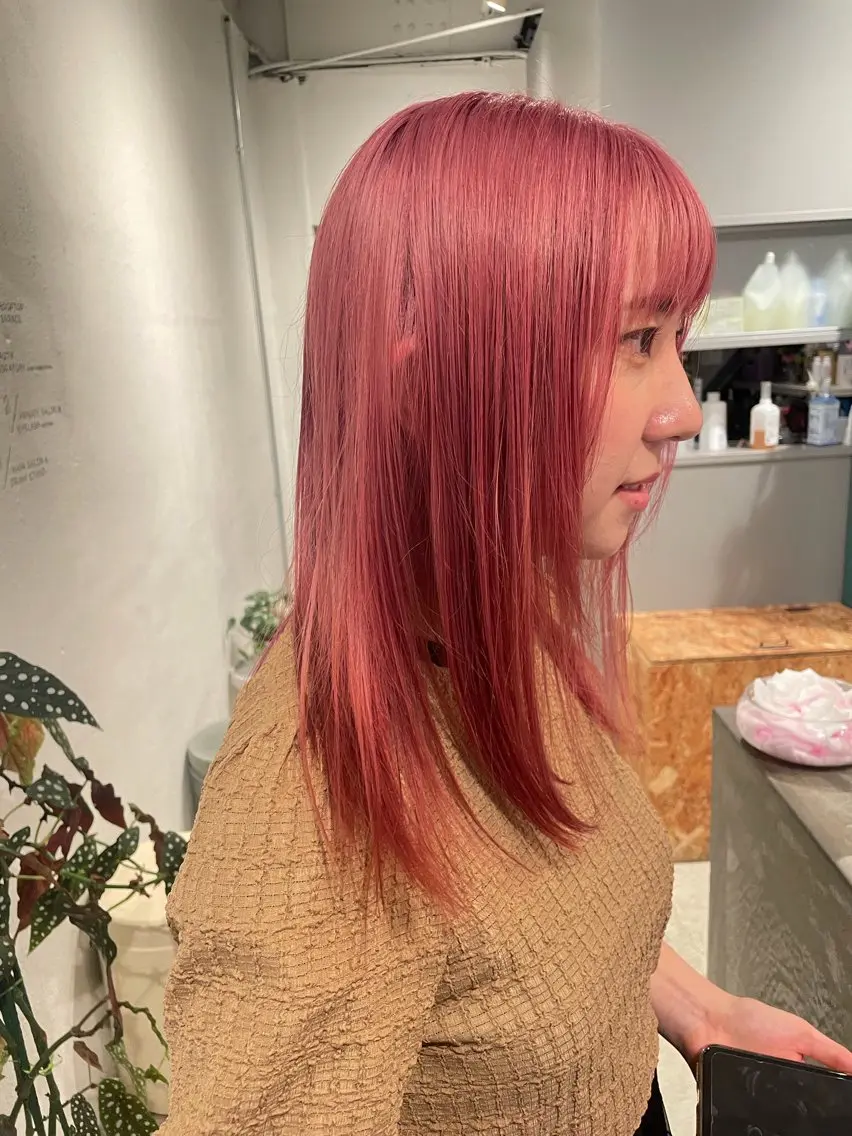 🌟ご新規様限定40%OFF🌟【理想の髪色へ】似合わせカット+ダブルカラーの写真