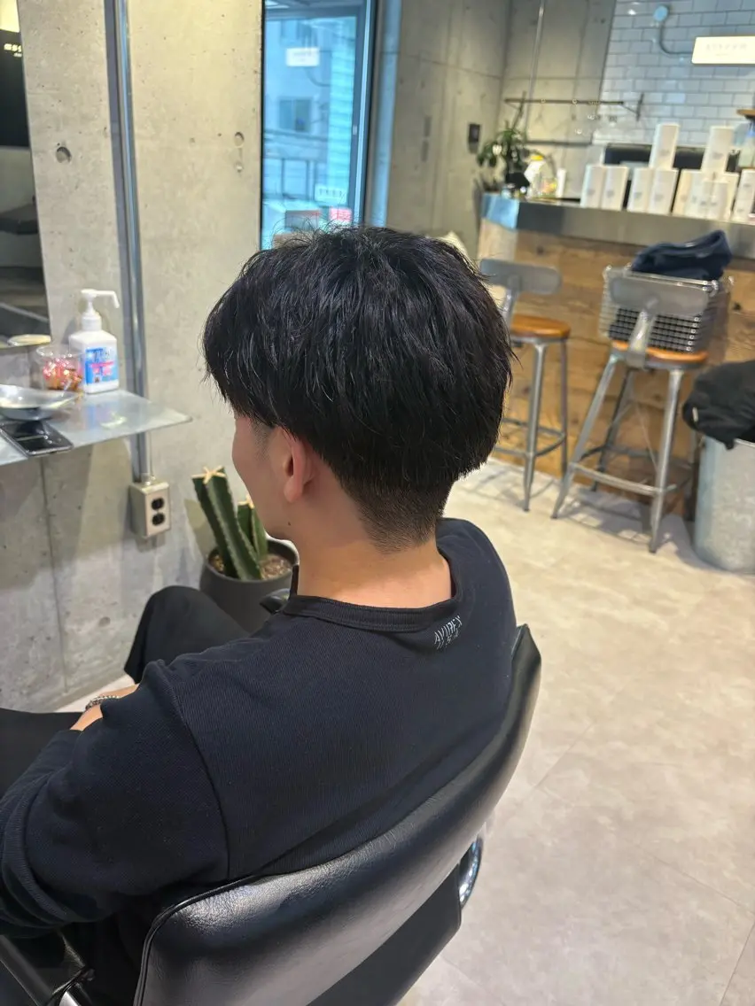 メンズ カット 韓国ヘアー🇰🇷 MIWAのヘアスタイル