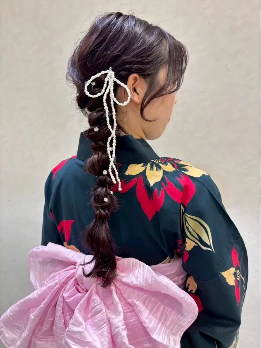 『minimo限定💖』浴衣ヘアセット👘✨の写真