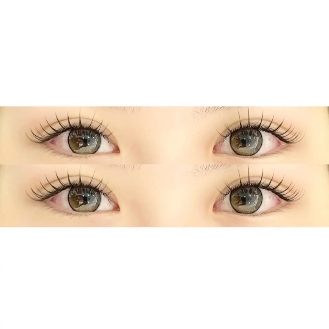 マツエク・マツパ Dカール フラットラッシュ eyelash sa lon Natureのマツエク・マツパデザイン