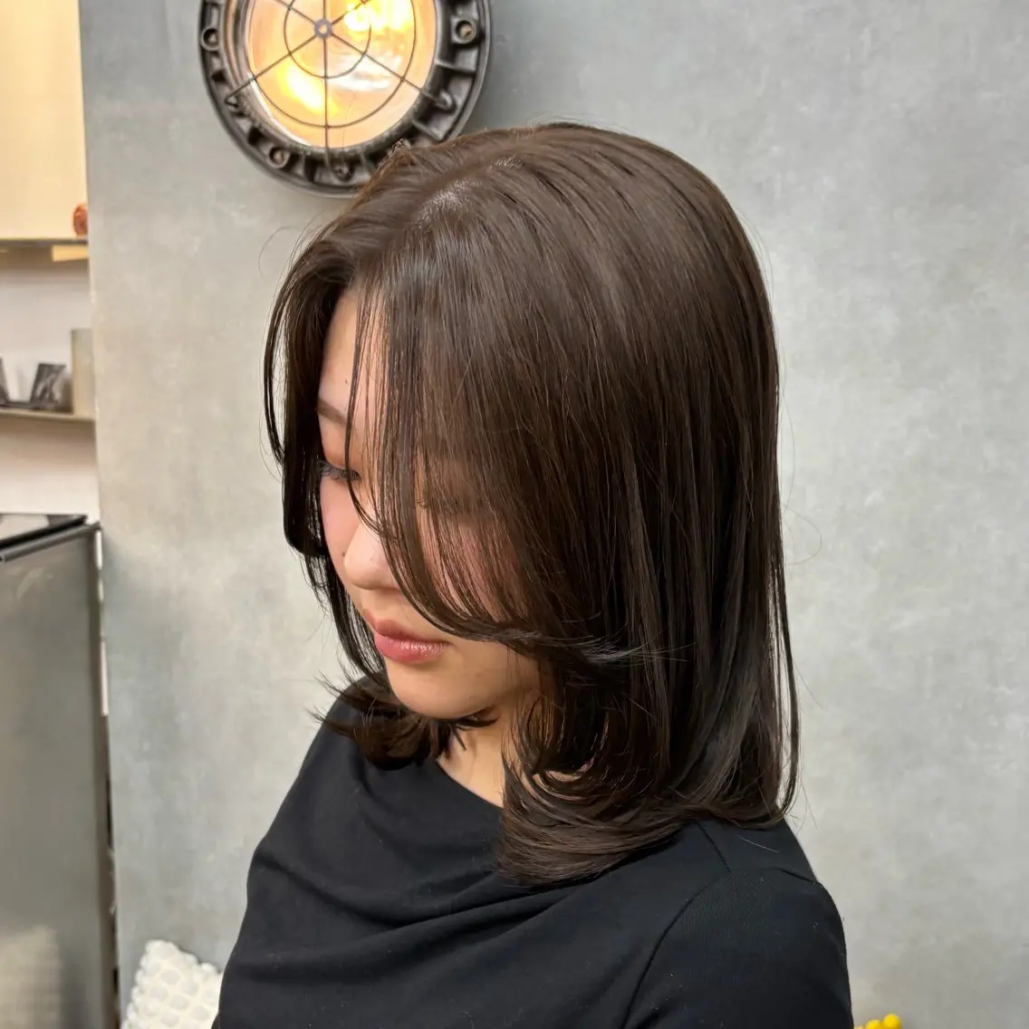 ミディアム カラー 透明感カラー ヘアカラー BELO OSAKA マオのヘアスタイル