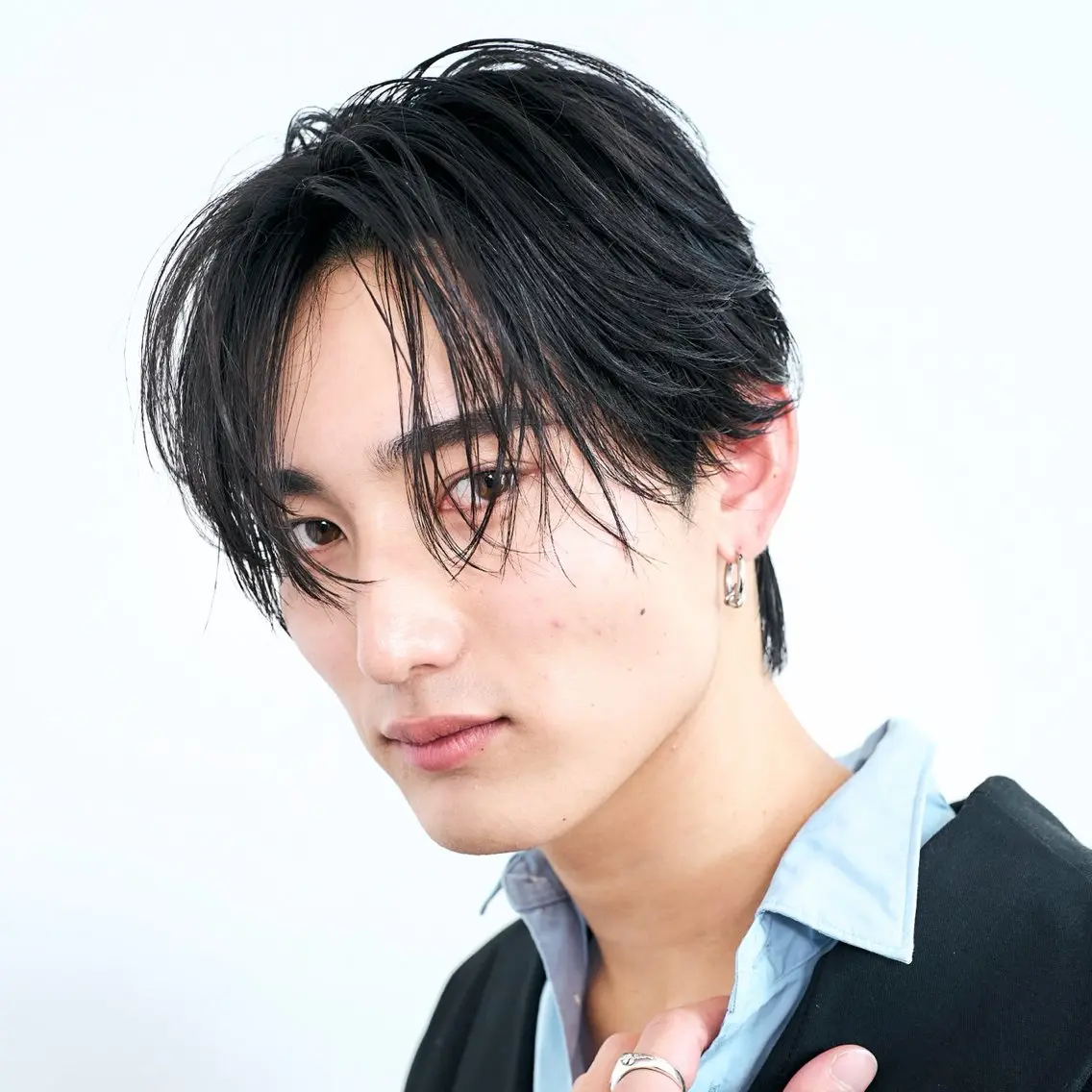 迷ったらこれ!骨格補正メンズカット+毛流れパーマ+トリートメントの写真