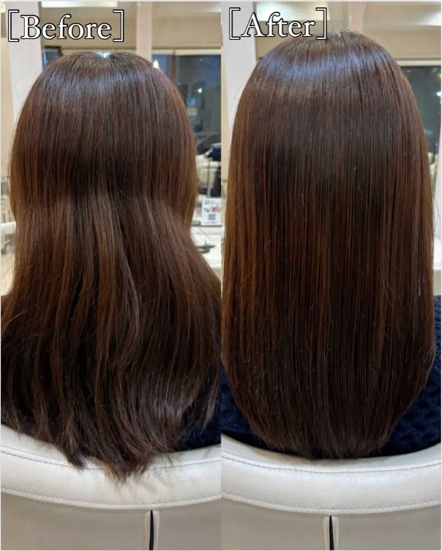 ミディアム トリートメント カット ヘアカラー トリートメント 高橋 佑のヘアスタイル