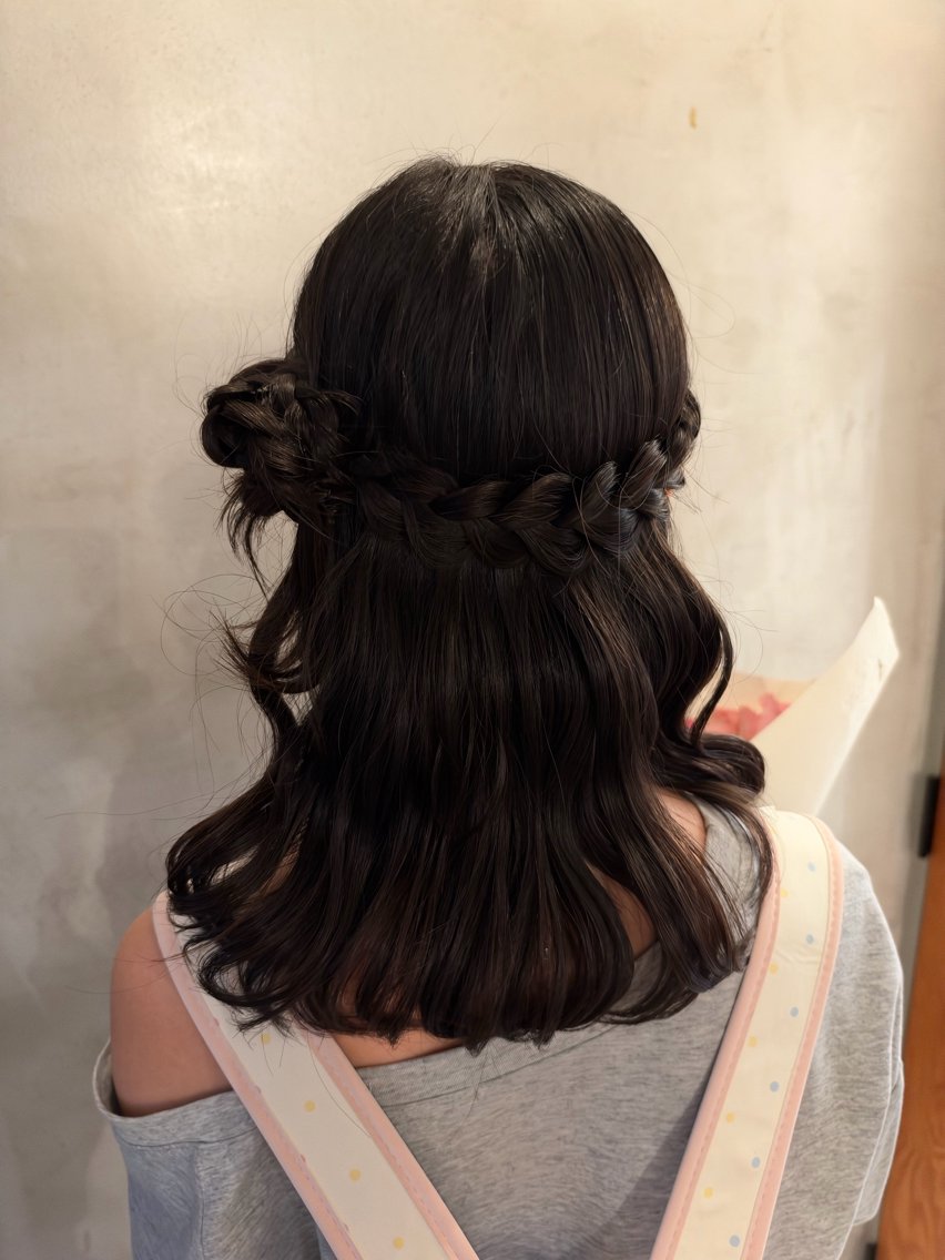 セミロング カラー ヘアセット モテ髪🎀aoi/ ヘアメ/カラー/池袋のヘアスタイル