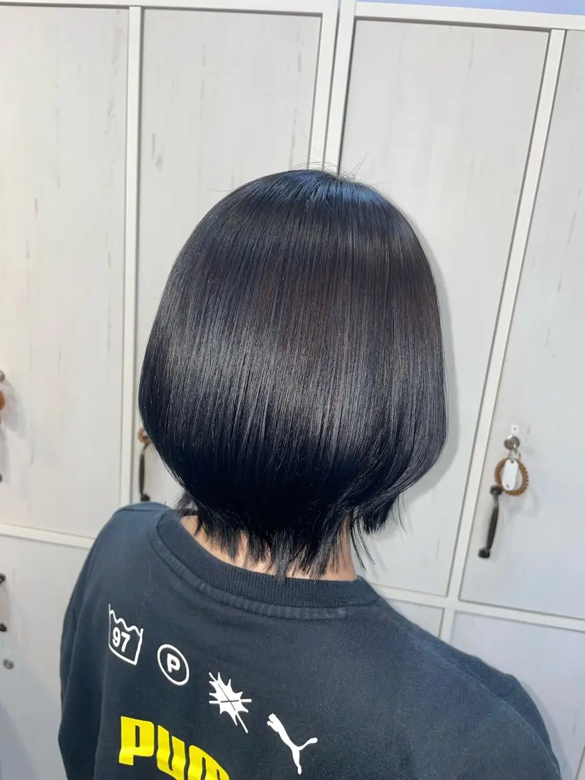 ショート カット ヘッドスパ レイヤー/透けカラー ✨KANAのヘアスタイル
