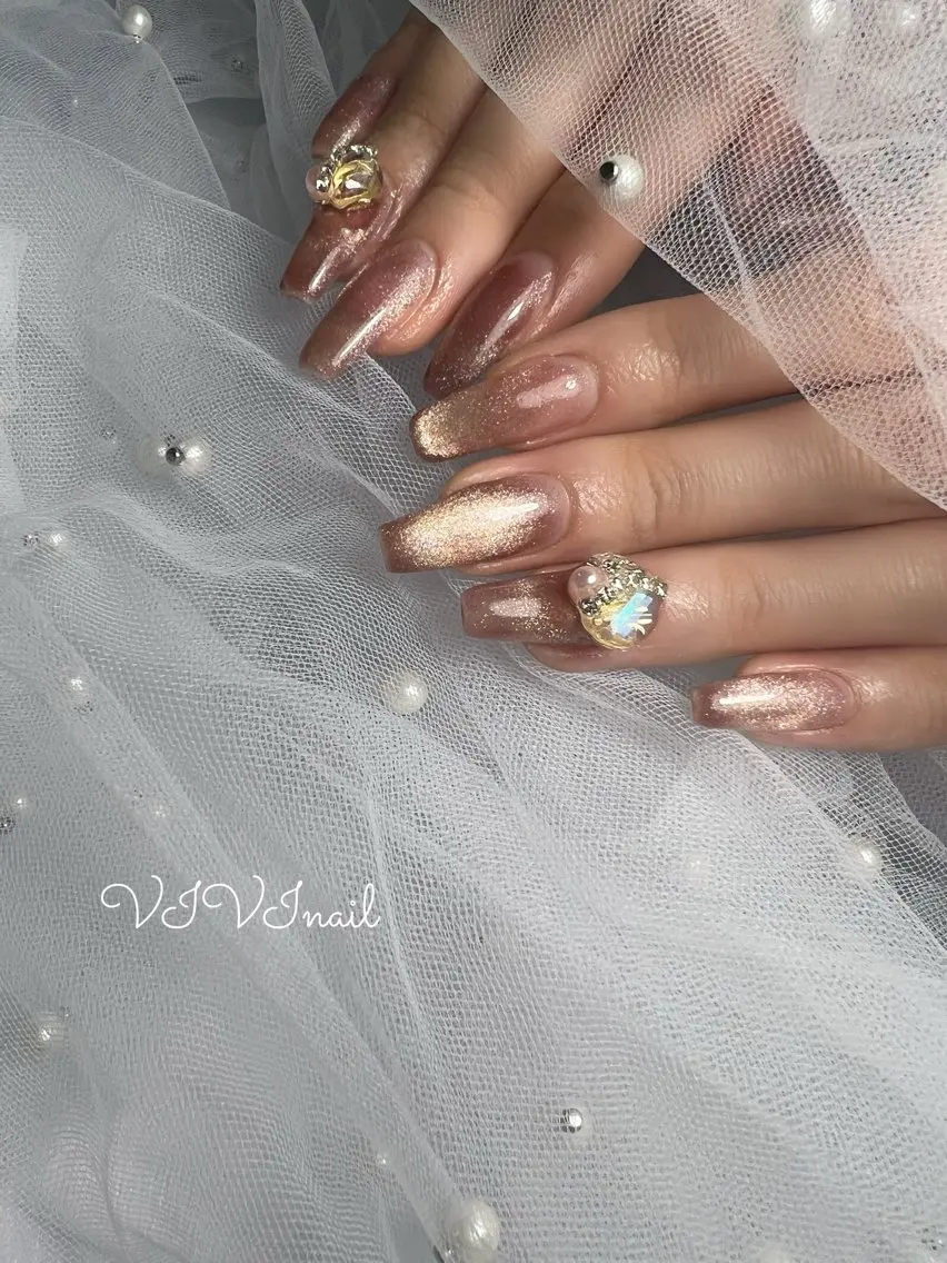 ネイル シンプルネイル ハンドネイル vivi nailのネイルデザイン