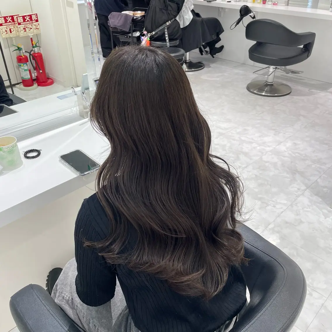 ロング カラー 🤍ブリーチなし ブラウンhimi🤍のヘアスタイル